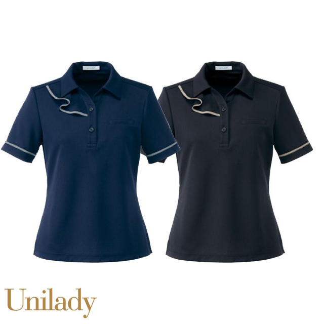 U82154N UNILADY 半袖ポロニット
