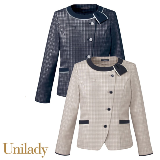 U82552 UNILADY 長袖オーバーブラウス