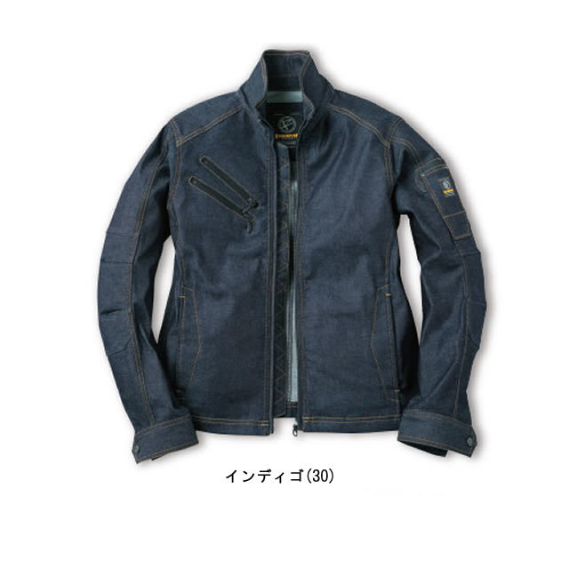 USD407 EVENRIVER ストレッチデニムブルゾン