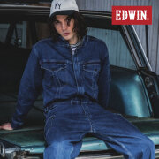 81008 EDWIN(エドウィン) 長袖デニムつなぎ服