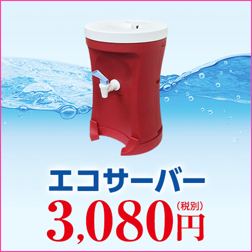 エコサーバー（赤）【電気不要】