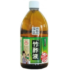 日本漢方研究所　竹酢液　国産　１リットル　２本セット　送料無料