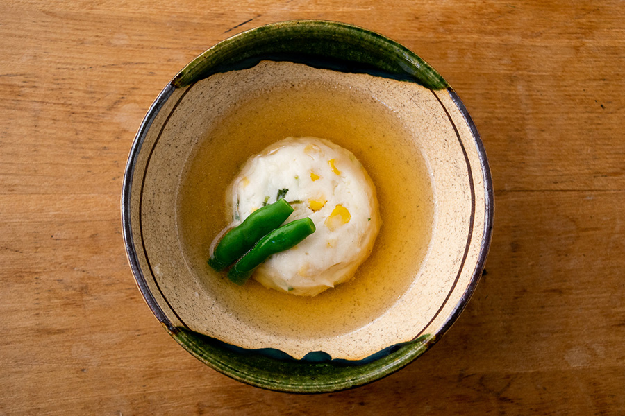 だし付きとうもろこししんじょう