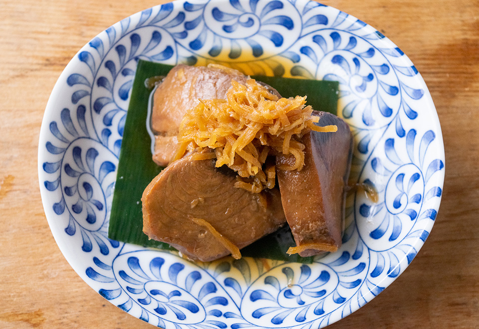 たっぷり生姜かつお煮