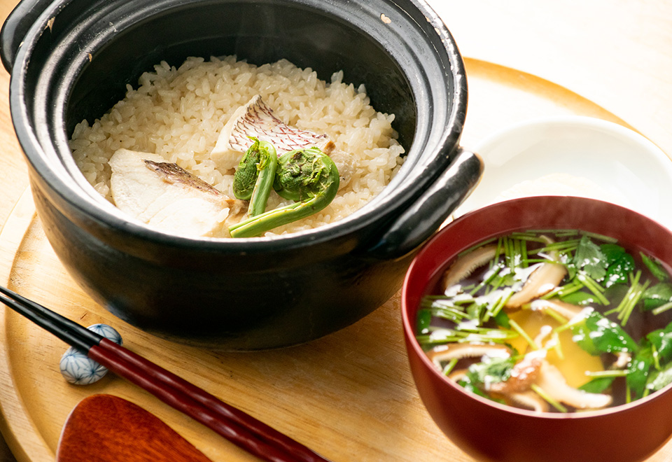 真鯛小鍋仕立て