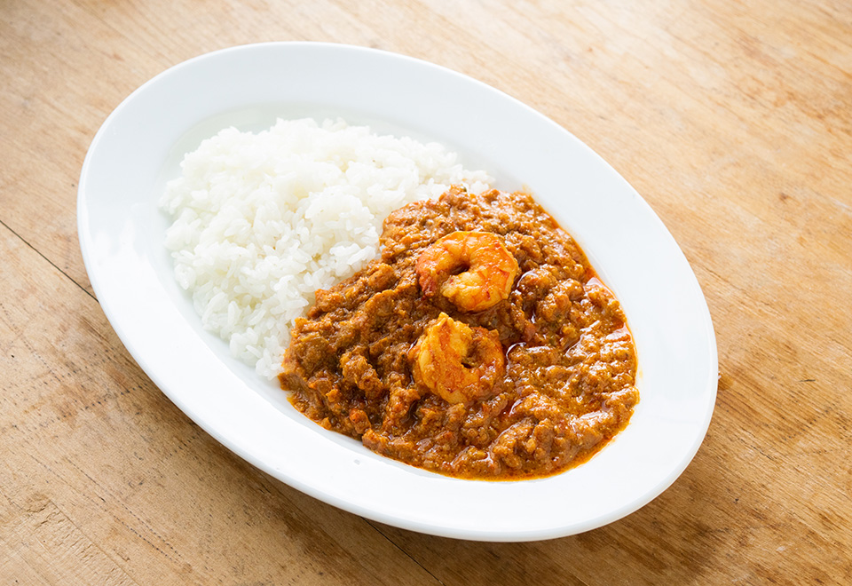 和だしのスパイスカレー（海老とレモン）