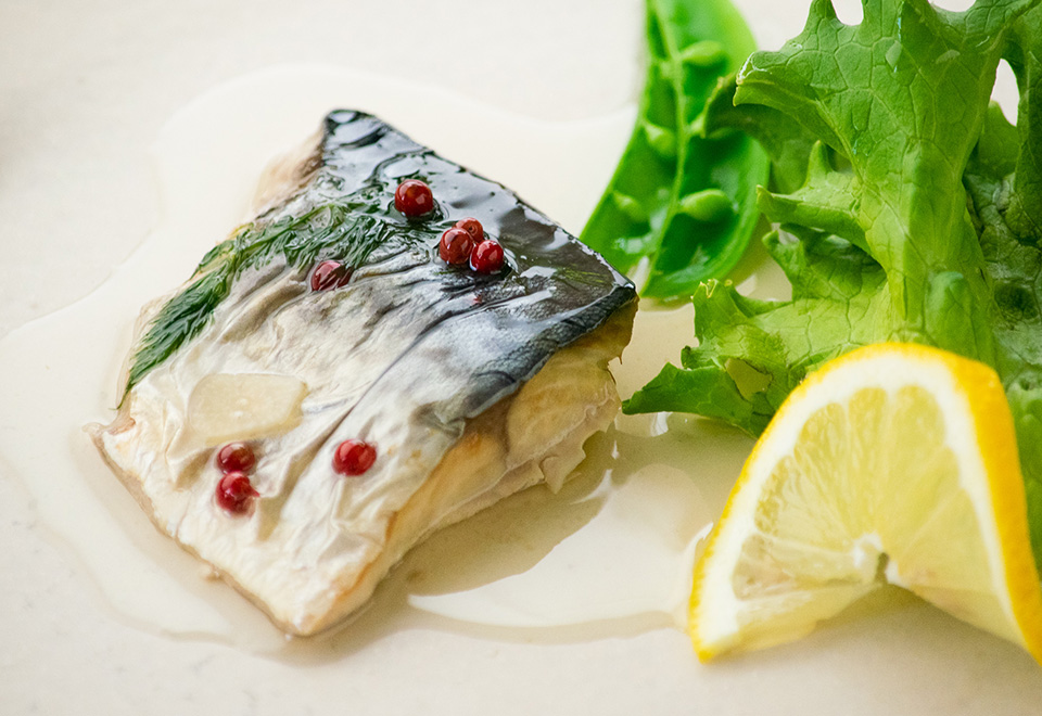 三陸産焼きさば香草オイル漬