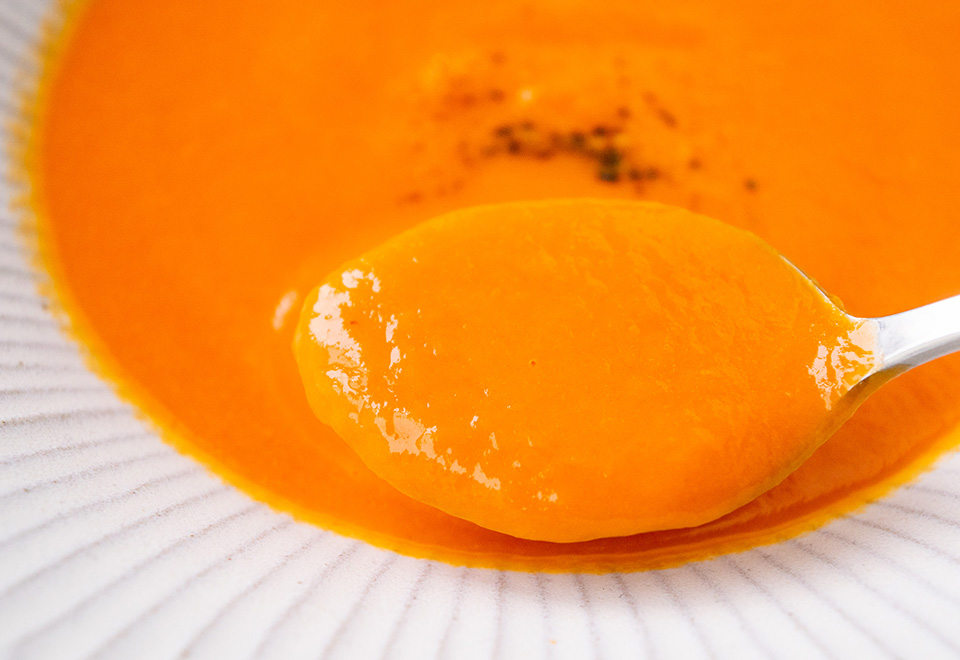 宮城県産パプリカのポタージュスープ