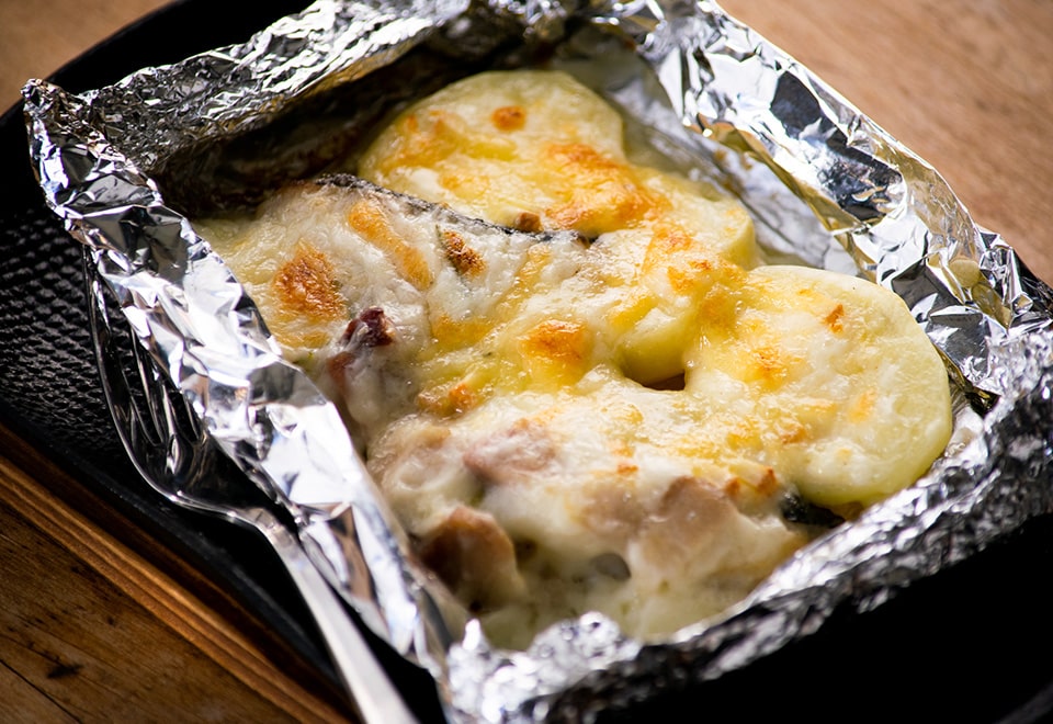 鱈とじゃがいものチーズ焼き
