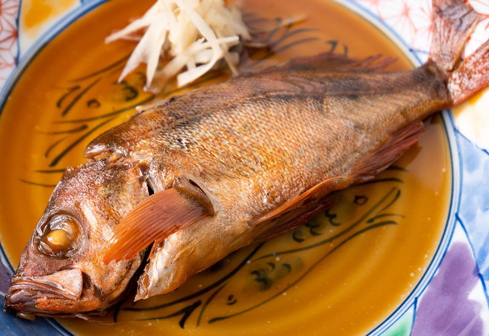 気仙沼産メバルの煮つけ