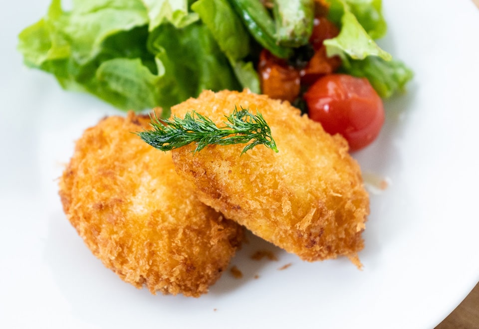 海老と帆立のクリームコロッケ