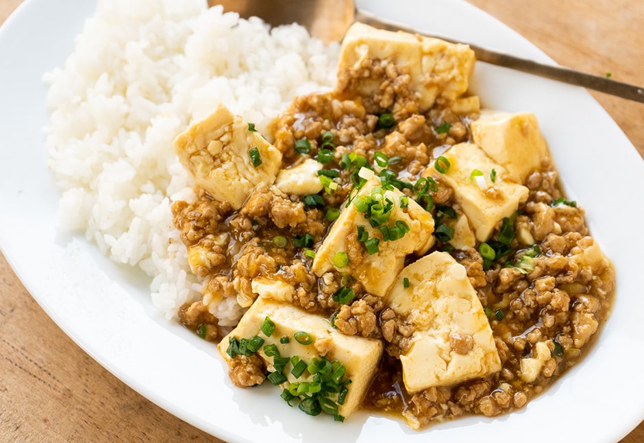 あっさり和だしカレー麻婆ソース