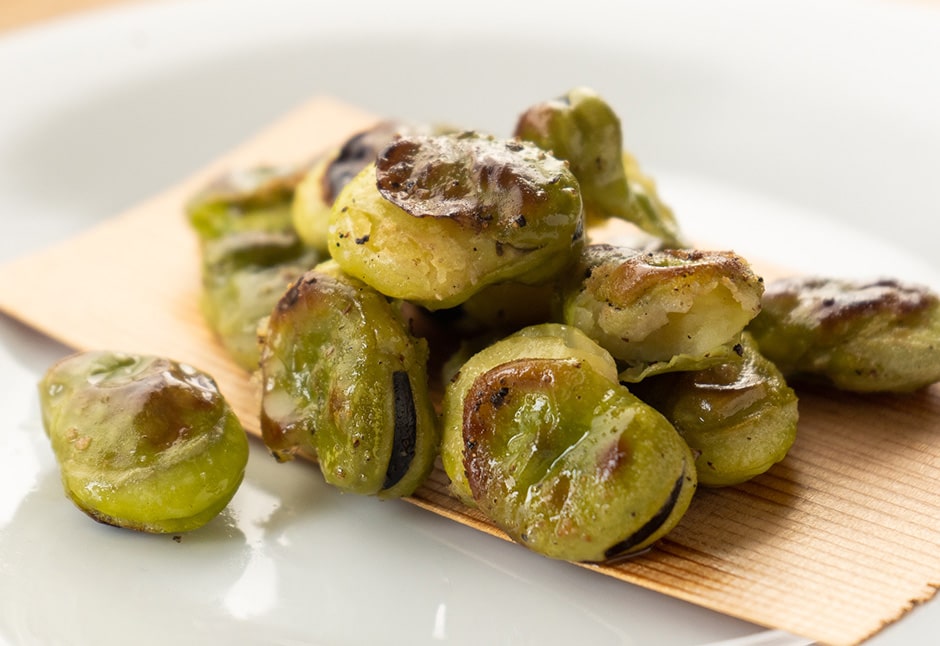 宮城県村田町のそら豆