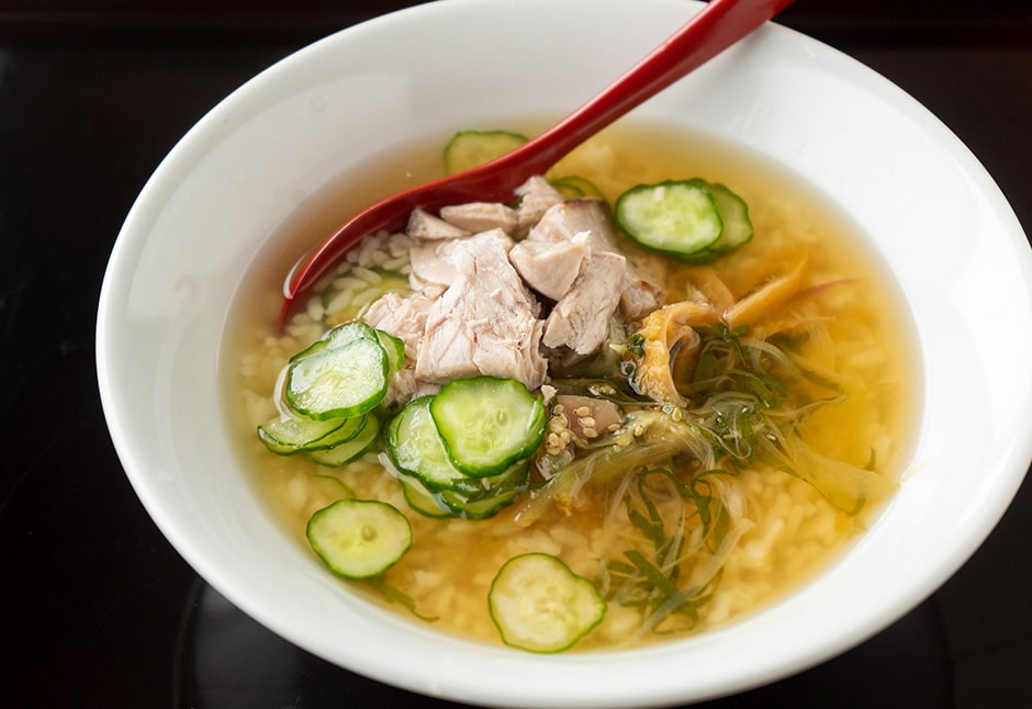 焼き塩麹かつおの冷や汁