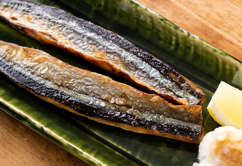 さんま一塩干し焼き