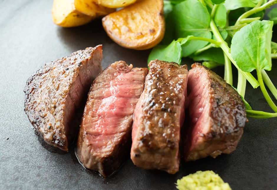 肉の政　岩手・門崎丑（かんざきうし）ステーキ用シンシン