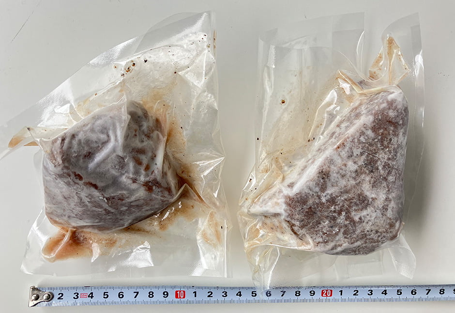 不ぞろいローストビーフ（2かたまり 約450g以上）