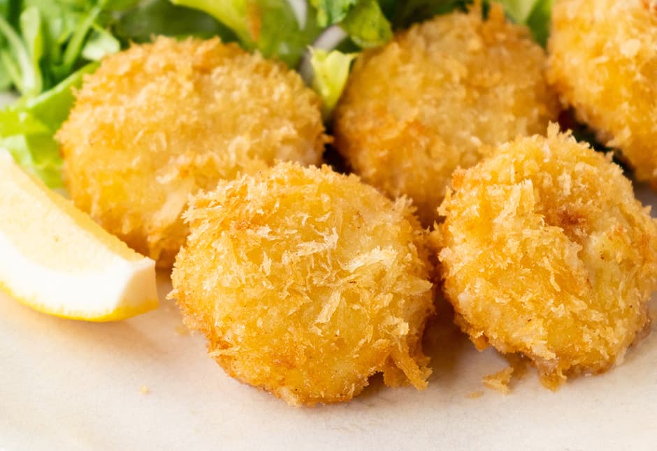 帆立貝柱のフライ