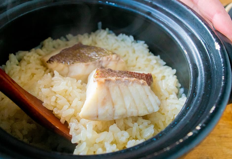 天然真鯛炊き込みご飯