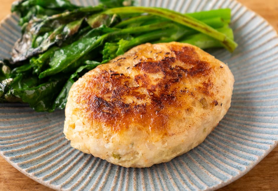 海老ハンバーグふきのとう味噌