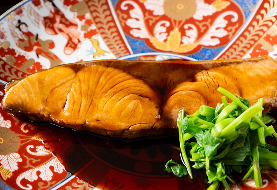 ぶりの照り煮