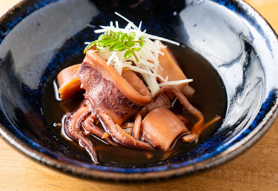 ヤリイカ煮つけ