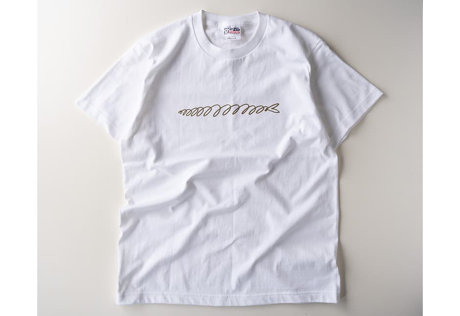 金のさんまTシャツ白（サイズL）