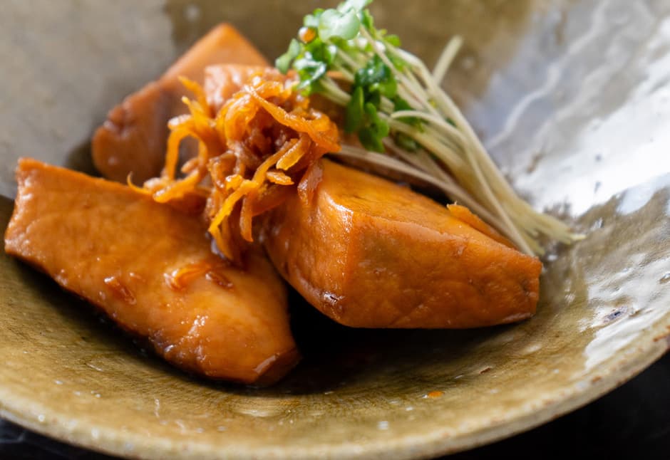 新しくなった純煮「めかじき生姜煮」