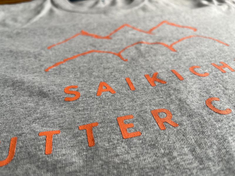 バタークッキーＴシャツ（グレーオレンジ）