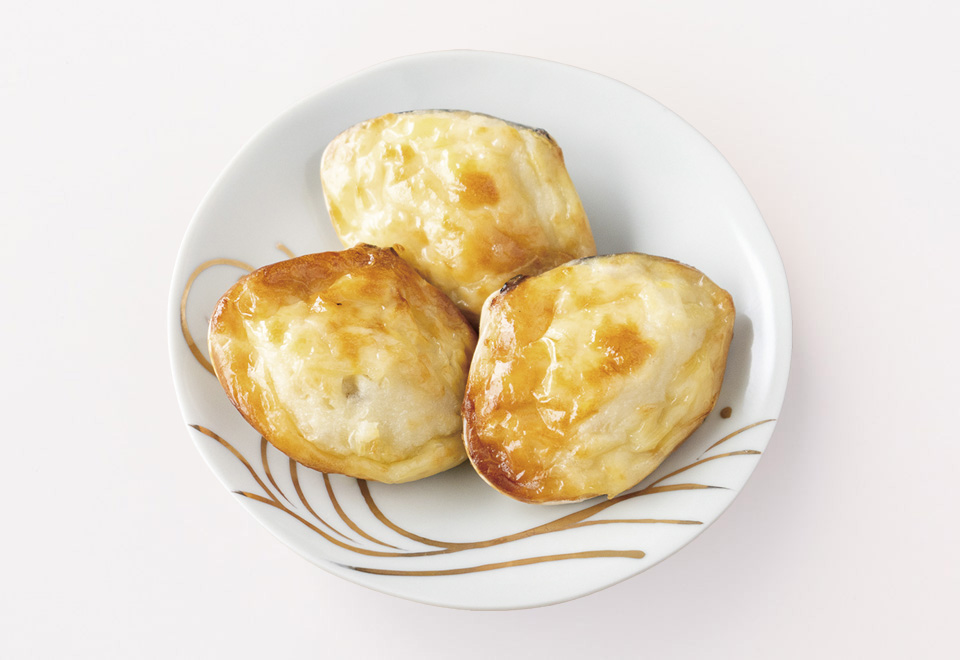 はまぐりとくわい黄金焼き