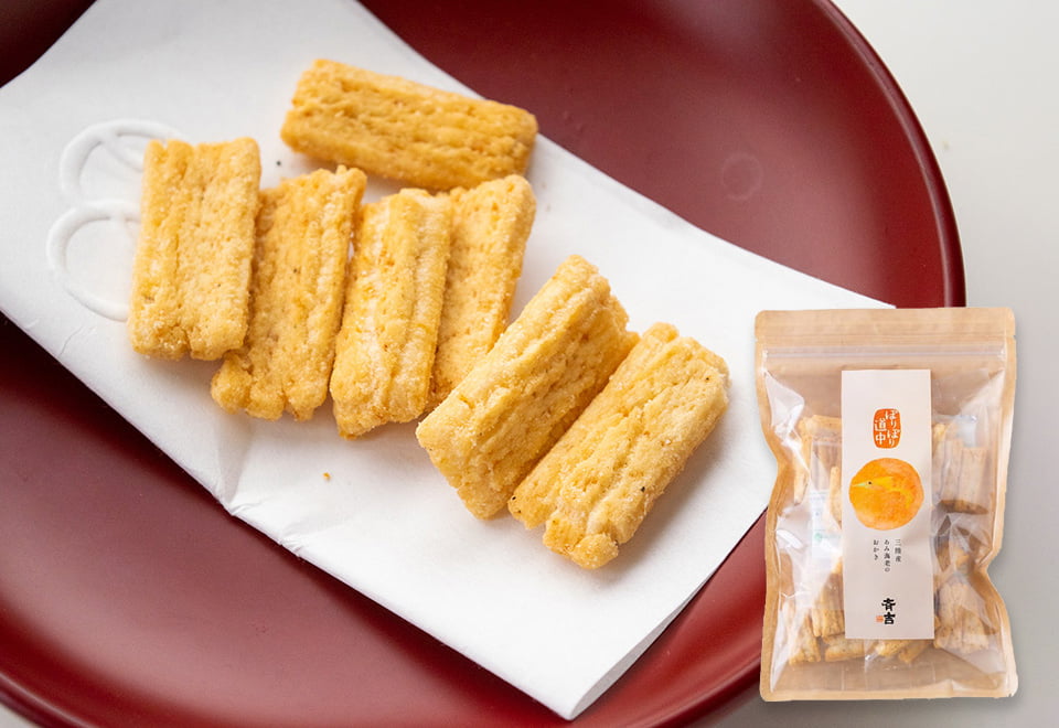 ぽりぽり道中　あみ海老のおかき