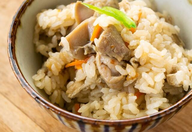 鶏牛蒡ご飯