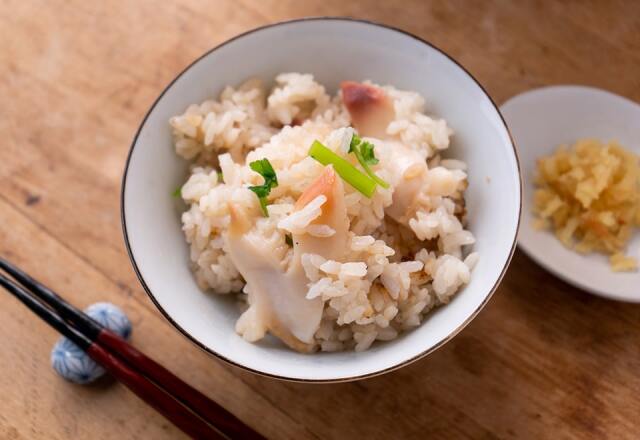 ほっき貝の炊き込みご飯（１合分）