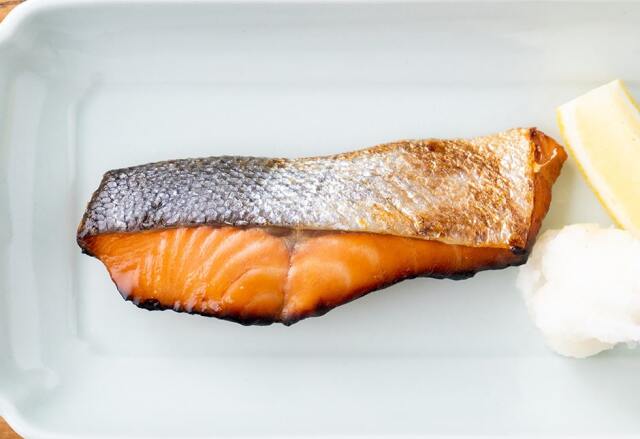 秋鮭味噌こうじ漬け焼き