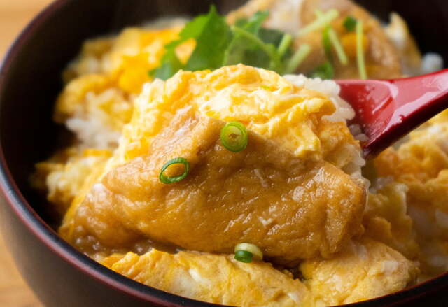 やわらか揚げのきつね丼