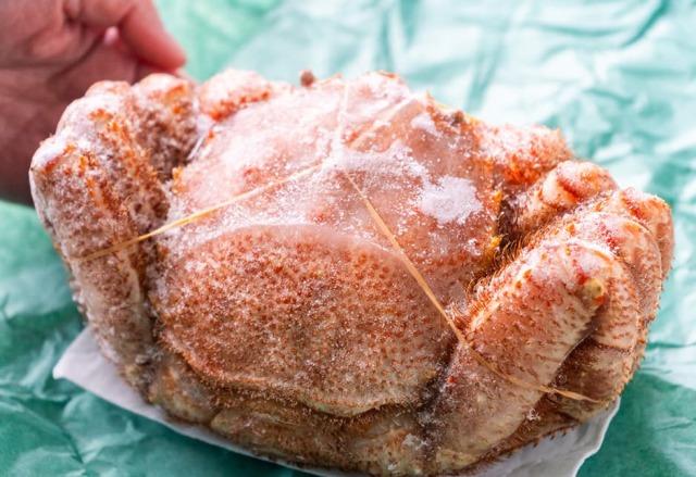 北海道産　毛ガニ　６５０ｇ以上