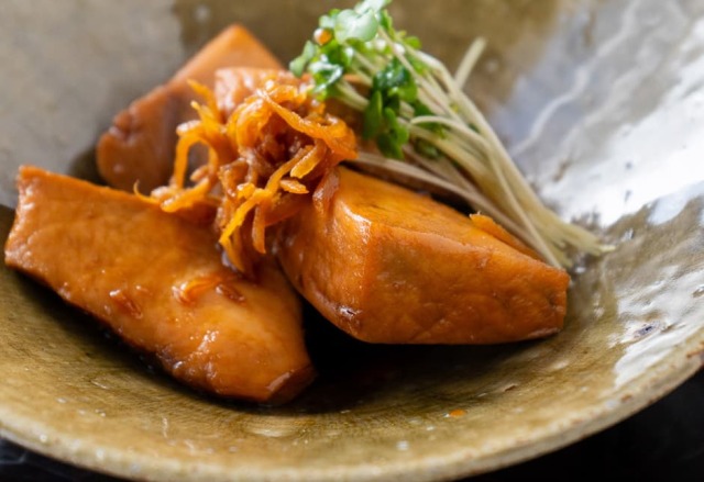 新しくなった純煮「めかじき生姜煮」