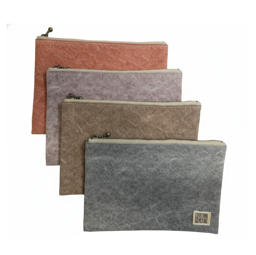 備後浪漫ポーチ（ファスナー仕様）[尾道 帆布鞄 彩工房]【メール便可】