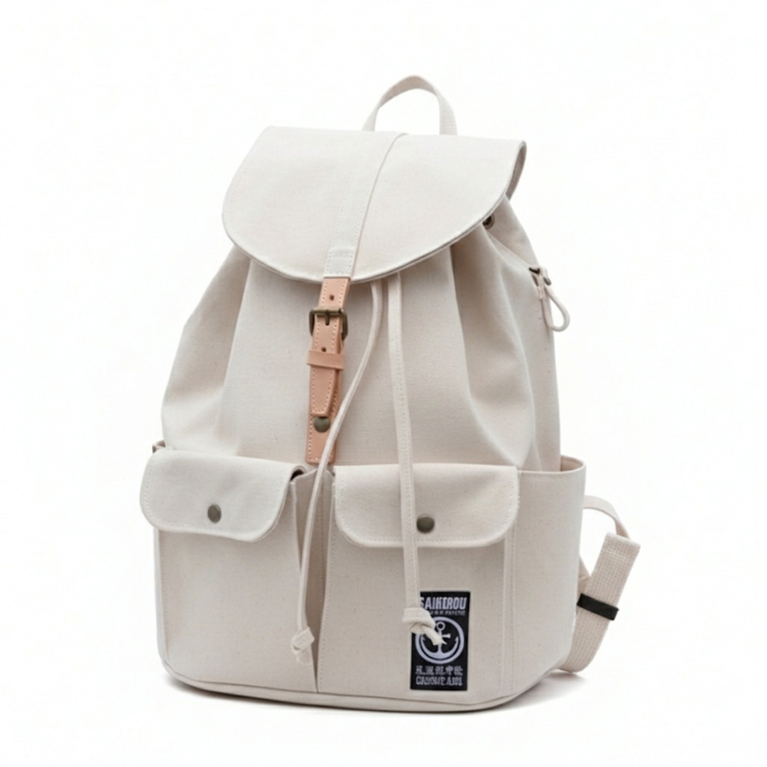 生成帆布リュック（大）[尾道帆布鞄 彩工房]