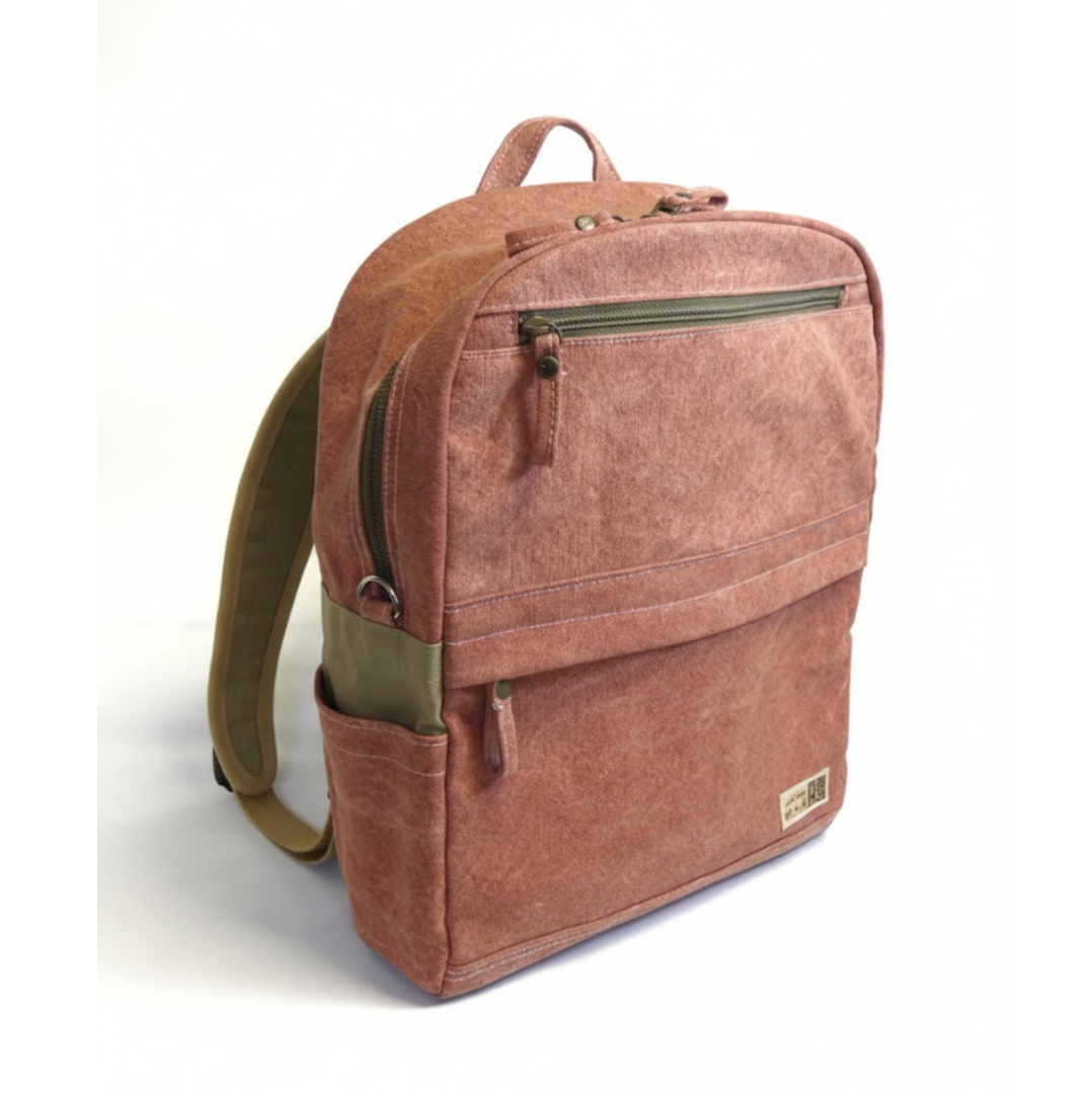 備後浪漫 Zipリュック（A4slim）[尾道帆布鞄 彩工房]