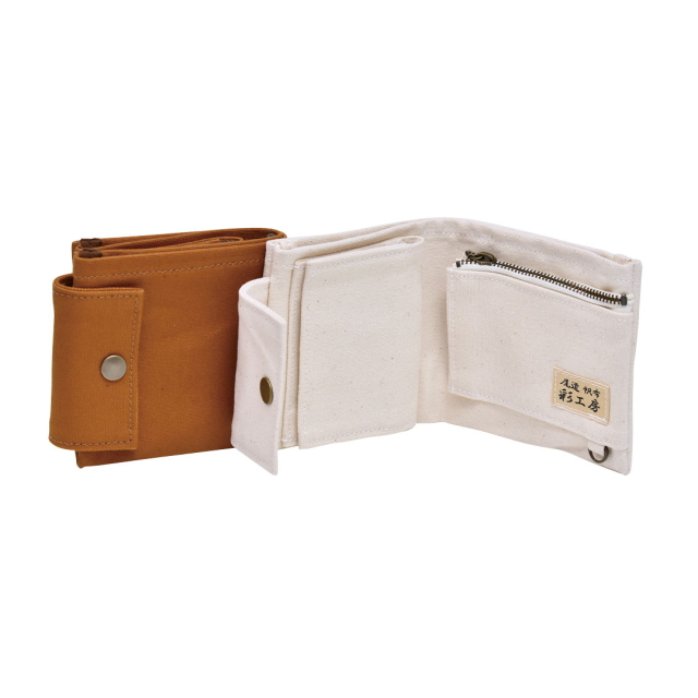 帆布二つ折り財布 [尾道帆布鞄 彩工房]【メール便可】