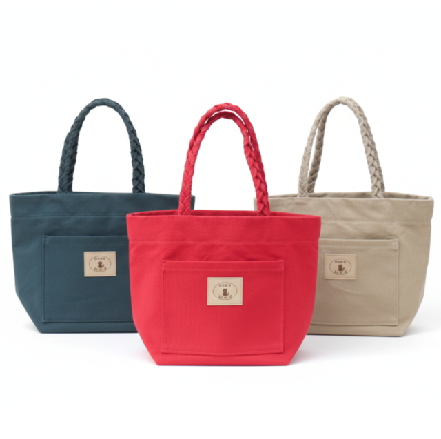 三つ編みバッグ　[尾道帆布鞄 彩工房]