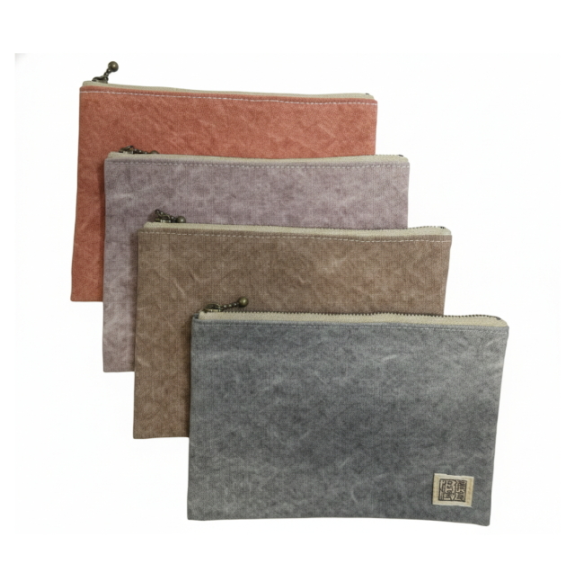 備後浪漫ポーチ（ファスナー仕様）[尾道 帆布鞄 彩工房]【メール便可】