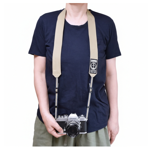 一眼レフ用カメラストラップ（ロングタイプ）[尾道帆布鞄 彩工房]【メール便可】