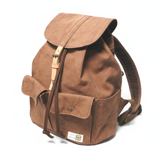 柿渋染帆布リュック（大）[尾道帆布鞄 彩工房]