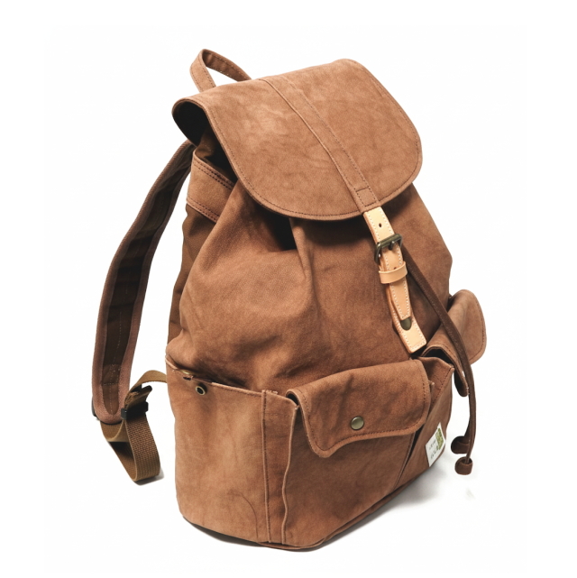 柿渋染帆布リュック（大）[尾道帆布鞄 彩工房]