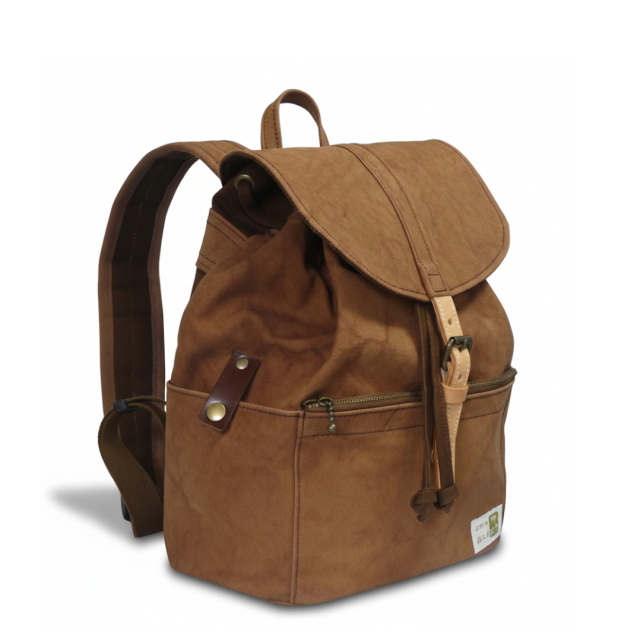 柿渋染帆布リュック（小）[尾道帆布鞄 彩工房]