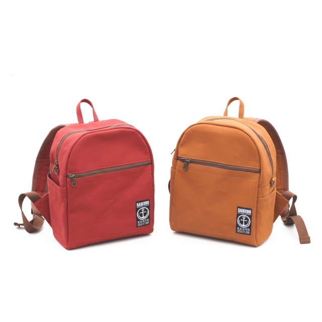 Piccola-Zipリュック  [尾道帆布鞄 彩工房]