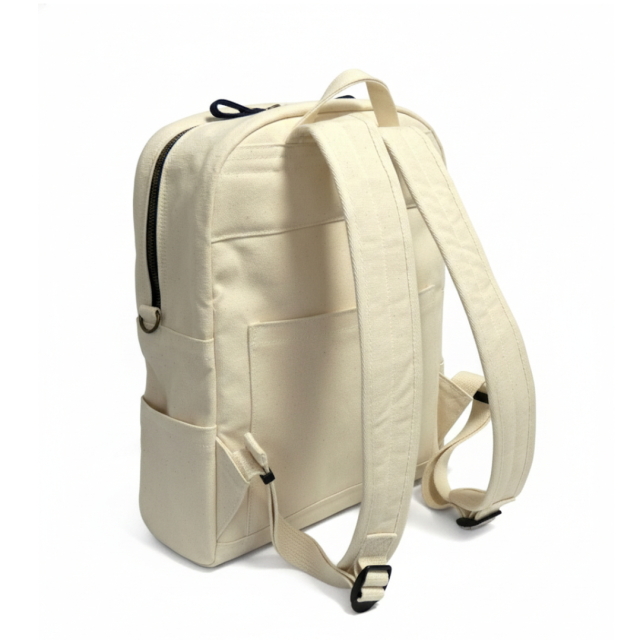 Zipリュック（A4slim）マリン仕様 [尾道帆布鞄 彩工房]