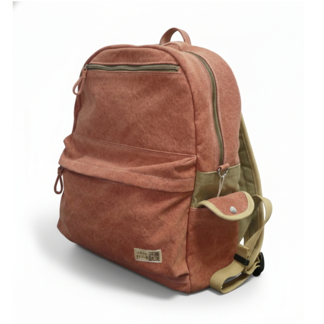 備後浪漫 Zipリュック（B4）[尾道帆布鞄 彩工房]